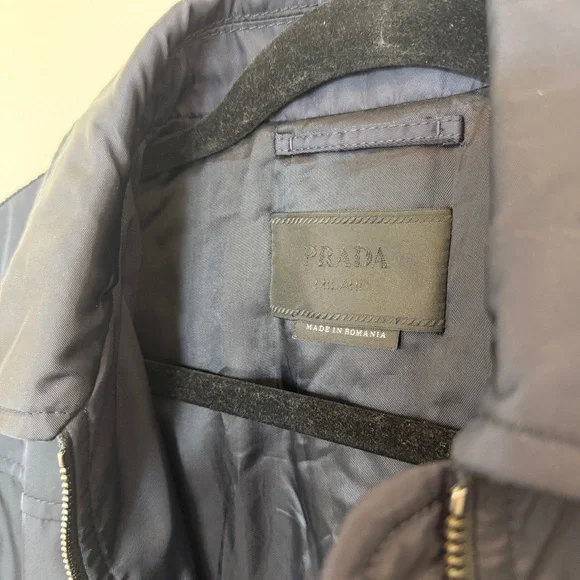 Prada Re-Nylon Navy Slim Jacket - Picture 4 of 10